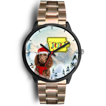 Load image into Gallery viewer, American Water Spaniel Iowa Christmas Special Wrist Watch-Free Shipping
