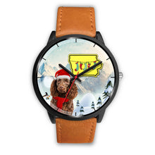 Load image into Gallery viewer, American Water Spaniel Iowa Christmas Special Wrist Watch-Free Shipping