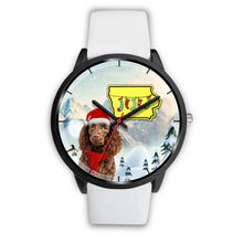 Load image into Gallery viewer, American Water Spaniel Iowa Christmas Special Wrist Watch-Free Shipping