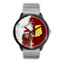 Load image into Gallery viewer, American Water Spaniel Indiana Christmas Special Wrist Watch-Free Shipping