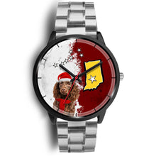 Load image into Gallery viewer, American Water Spaniel Indiana Christmas Special Wrist Watch-Free Shipping