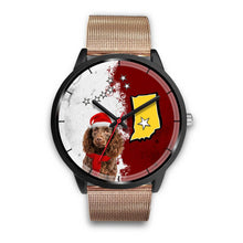 Load image into Gallery viewer, American Water Spaniel Indiana Christmas Special Wrist Watch-Free Shipping