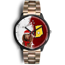 Load image into Gallery viewer, American Water Spaniel Indiana Christmas Special Wrist Watch-Free Shipping