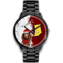 Load image into Gallery viewer, American Water Spaniel Indiana Christmas Special Wrist Watch-Free Shipping