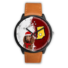 Load image into Gallery viewer, American Water Spaniel Indiana Christmas Special Wrist Watch-Free Shipping
