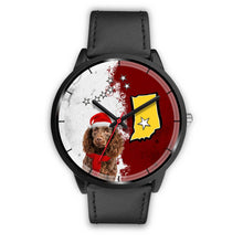 Load image into Gallery viewer, American Water Spaniel Indiana Christmas Special Wrist Watch-Free Shipping