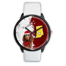 Load image into Gallery viewer, American Water Spaniel Indiana Christmas Special Wrist Watch-Free Shipping