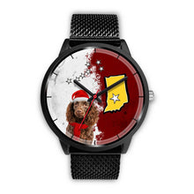 Load image into Gallery viewer, American Water Spaniel Indiana Christmas Special Wrist Watch-Free Shipping