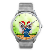 Load image into Gallery viewer, Akita Dog Minnesota Christmas Special Wrist Watch-Free Shipping