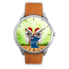 Load image into Gallery viewer, Akita Dog Minnesota Christmas Special Wrist Watch-Free Shipping