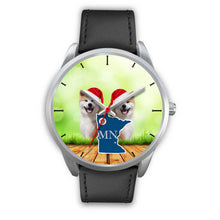 Load image into Gallery viewer, Akita Dog Minnesota Christmas Special Wrist Watch-Free Shipping