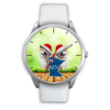 Load image into Gallery viewer, Akita Dog Minnesota Christmas Special Wrist Watch-Free Shipping