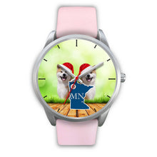Load image into Gallery viewer, Akita Dog Minnesota Christmas Special Wrist Watch-Free Shipping