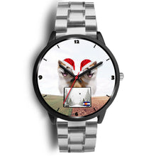 Load image into Gallery viewer, Akita Dog Colorado Christmas Special Wrist Watch-Free Shipping