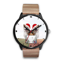 Load image into Gallery viewer, Akita Dog Colorado Christmas Special Wrist Watch-Free Shipping