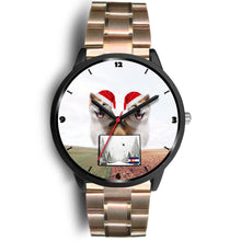 Load image into Gallery viewer, Akita Dog Colorado Christmas Special Wrist Watch-Free Shipping