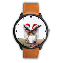 Load image into Gallery viewer, Akita Dog Colorado Christmas Special Wrist Watch-Free Shipping