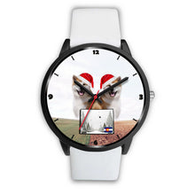 Load image into Gallery viewer, Akita Dog Colorado Christmas Special Wrist Watch-Free Shipping