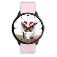 Load image into Gallery viewer, Akita Dog Colorado Christmas Special Wrist Watch-Free Shipping