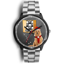 Load image into Gallery viewer, Australian Terrier Indiana Christmas Special Wrist Watch-Free Shipping