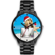 Load image into Gallery viewer, Afghan Hound Colorado Christmas Special Wrist Watch-Free Shipping