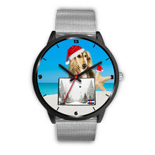 Load image into Gallery viewer, Afghan Hound Colorado Christmas Special Wrist Watch-Free Shipping