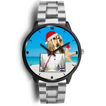 Load image into Gallery viewer, Afghan Hound Colorado Christmas Special Wrist Watch-Free Shipping