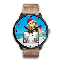 Load image into Gallery viewer, Afghan Hound Colorado Christmas Special Wrist Watch-Free Shipping