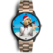 Load image into Gallery viewer, Afghan Hound Colorado Christmas Special Wrist Watch-Free Shipping