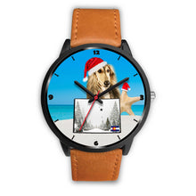 Load image into Gallery viewer, Afghan Hound Colorado Christmas Special Wrist Watch-Free Shipping