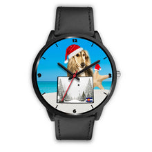 Load image into Gallery viewer, Afghan Hound Colorado Christmas Special Wrist Watch-Free Shipping