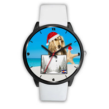 Load image into Gallery viewer, Afghan Hound Colorado Christmas Special Wrist Watch-Free Shipping