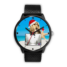 Load image into Gallery viewer, Afghan Hound Colorado Christmas Special Wrist Watch-Free Shipping