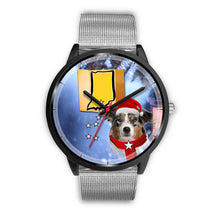 Load image into Gallery viewer, Australian Shepherd Indiana Christmas Special Wrist Watch-Free Shipping