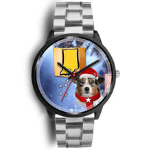 Load image into Gallery viewer, Australian Shepherd Indiana Christmas Special Wrist Watch-Free Shipping