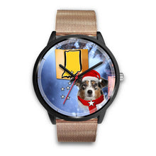 Load image into Gallery viewer, Australian Shepherd Indiana Christmas Special Wrist Watch-Free Shipping