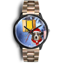 Load image into Gallery viewer, Australian Shepherd Indiana Christmas Special Wrist Watch-Free Shipping