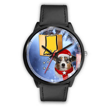 Load image into Gallery viewer, Australian Shepherd Indiana Christmas Special Wrist Watch-Free Shipping