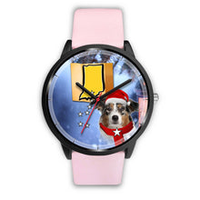 Load image into Gallery viewer, Australian Shepherd Indiana Christmas Special Wrist Watch-Free Shipping