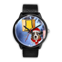 Load image into Gallery viewer, Australian Shepherd Indiana Christmas Special Wrist Watch-Free Shipping