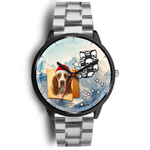 Load image into Gallery viewer, Basset Hound Indiana Christmas Special Wrist Watch-Free Shipping