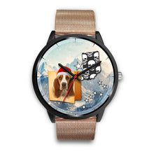 Load image into Gallery viewer, Basset Hound Indiana Christmas Special Wrist Watch-Free Shipping