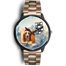 Load image into Gallery viewer, Basset Hound Indiana Christmas Special Wrist Watch-Free Shipping