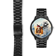 Load image into Gallery viewer, Basset Hound Indiana Christmas Special Wrist Watch-Free Shipping