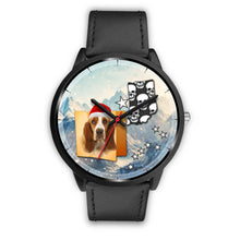 Load image into Gallery viewer, Basset Hound Indiana Christmas Special Wrist Watch-Free Shipping