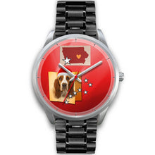 Load image into Gallery viewer, Basset Hound Iowa Christmas Special Wrist Watch-Free Shipping