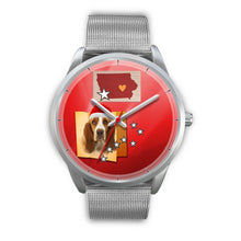 Load image into Gallery viewer, Basset Hound Iowa Christmas Special Wrist Watch-Free Shipping