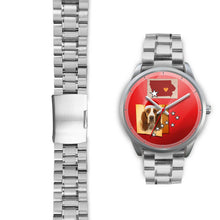 Load image into Gallery viewer, Basset Hound Iowa Christmas Special Wrist Watch-Free Shipping