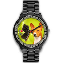 Load image into Gallery viewer, Basenji Dog New Jersey Christmas Special Wrist Watch-Free Shipping