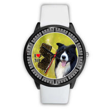 Load image into Gallery viewer, Border Collie Dog New Jersey Christmas Special Wrist Watch-Free Shipping